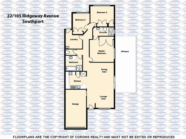 Floorplan of Homely townhouse listing, 22/105 Ridgeway Avenue, Southport QLD 4215