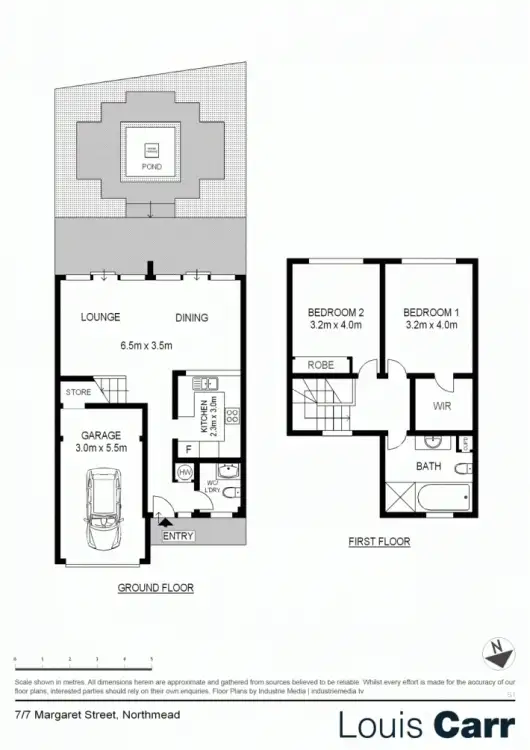 Floorplan of Homely townhouse listing, 7/7 Margaret St, Northmead NSW 2152