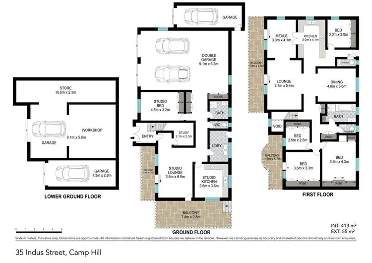Floorplan of Homely house listing, 35 Indus Street, Camp Hill QLD 4152