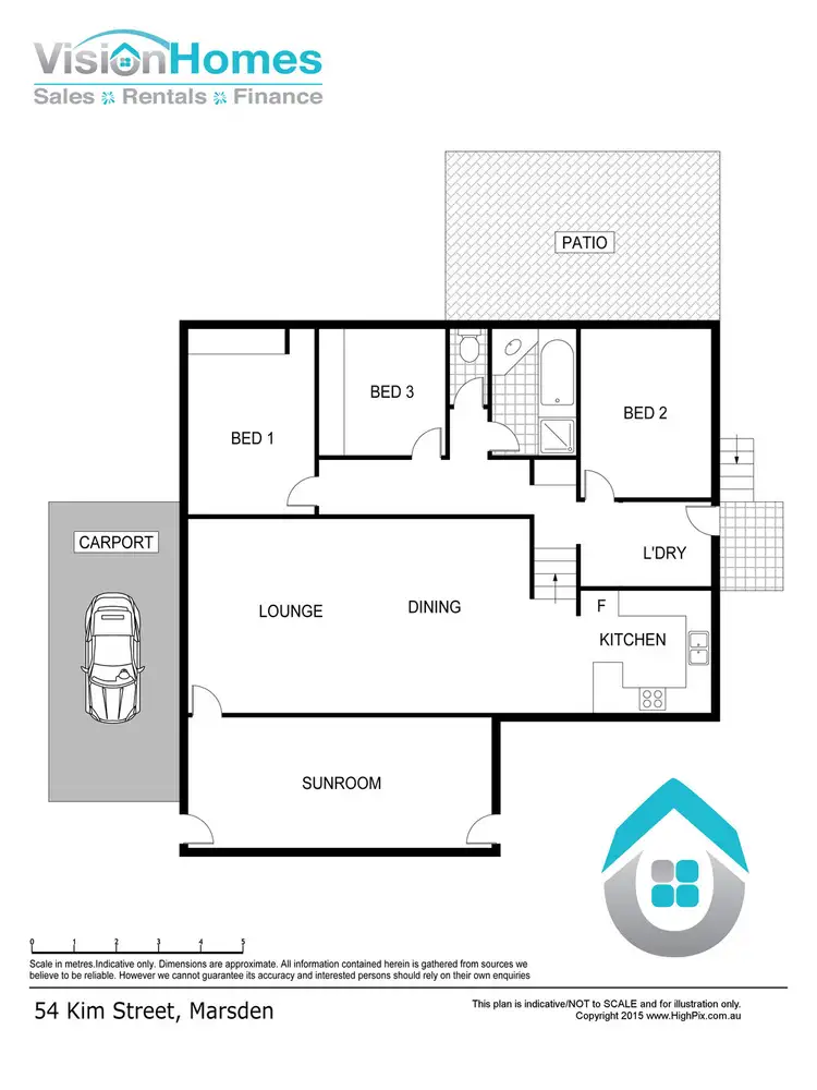 Floorplan of Homely house listing, 54 Kim Street, Marsden QLD 4132