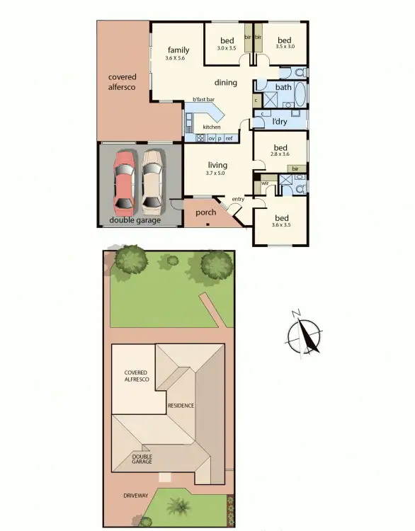 Floorplan of Homely house listing, 29 Tonkin Street, Safety Beach VIC 3936