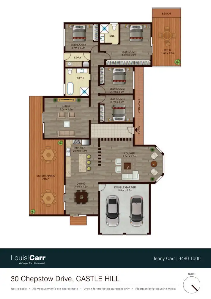 Floorplan of Homely house listing, 30 Chepstow Drive, Castle Hill NSW 2154