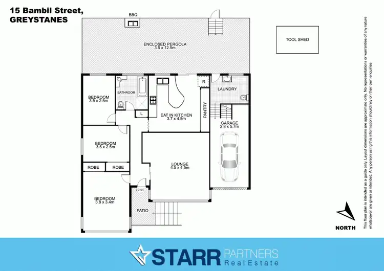 Floorplan of Homely house listing, 15 Bambil Street, Greystanes NSW 2145