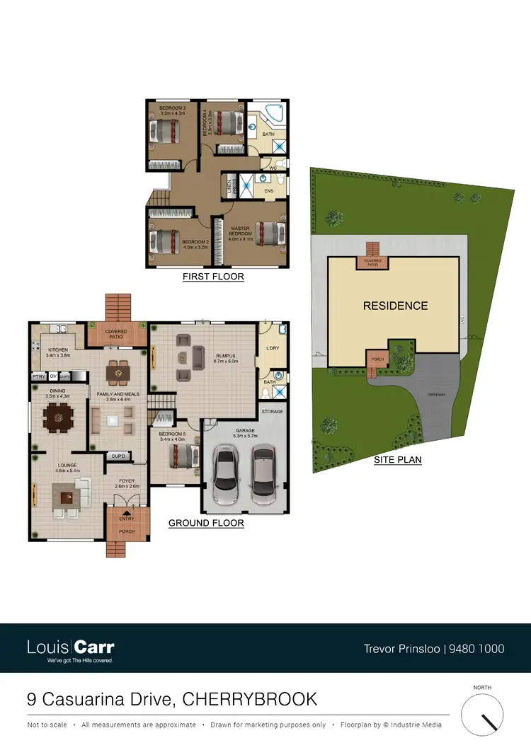 Floorplan of Homely house listing, 9 Casuarina Drive, Cherrybrook NSW 2126