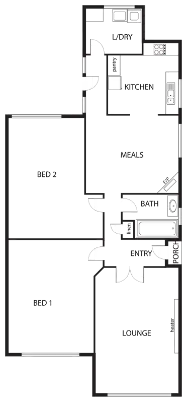 Floorplan of Homely house listing, 105 Collier Crescent, Brunswick West VIC 3055