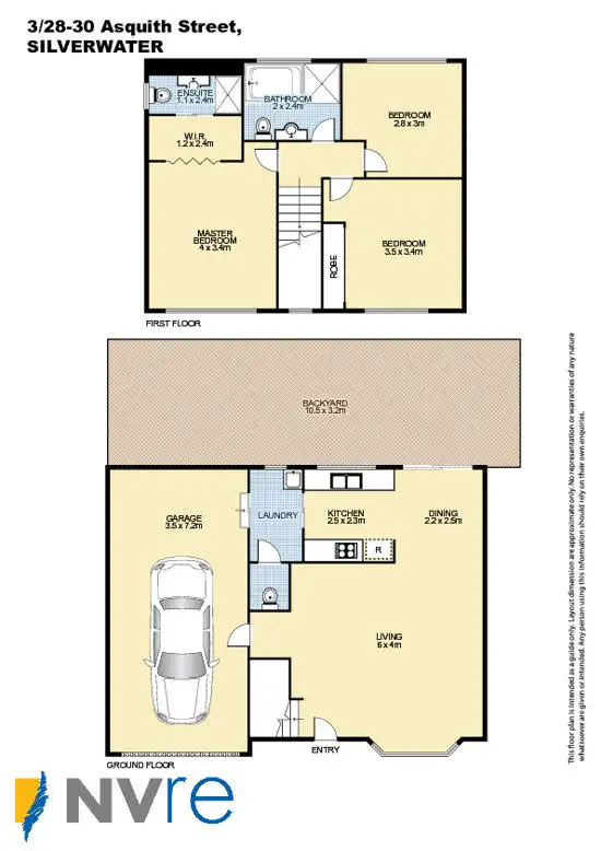 Floorplan of Homely townhouse listing, 3/28-30 Asquith Street, Silverwater NSW 2128