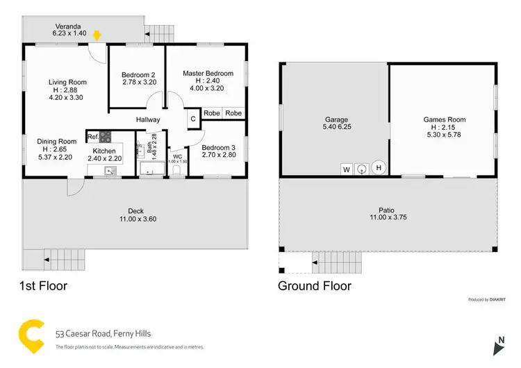 Floorplan of Homely house listing, 53 Caesar Road, Ferny Hills QLD 4055