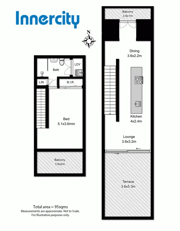Floorplan of Homely apartment listing, 1/299 Liverpool St, Darlinghurst NSW 2010