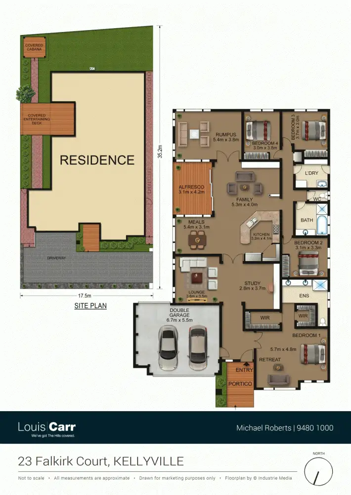 Floorplan of Homely house listing, 23 Falkirk Court, Kellyville NSW 2155
