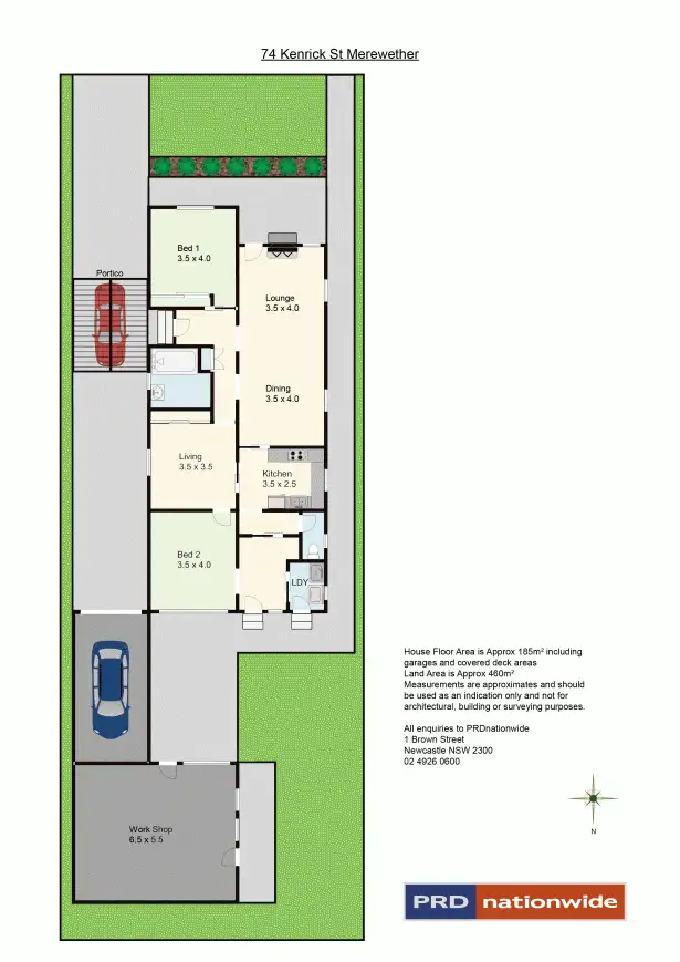 Floorplan of Homely house listing, 74 Kenrick Street, Merewether NSW 2291
