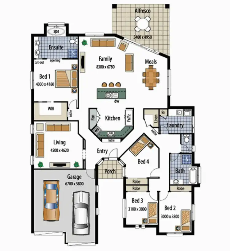Floorplan of Homely house listing, 63 Magellan Circuit, Urraween QLD 4655