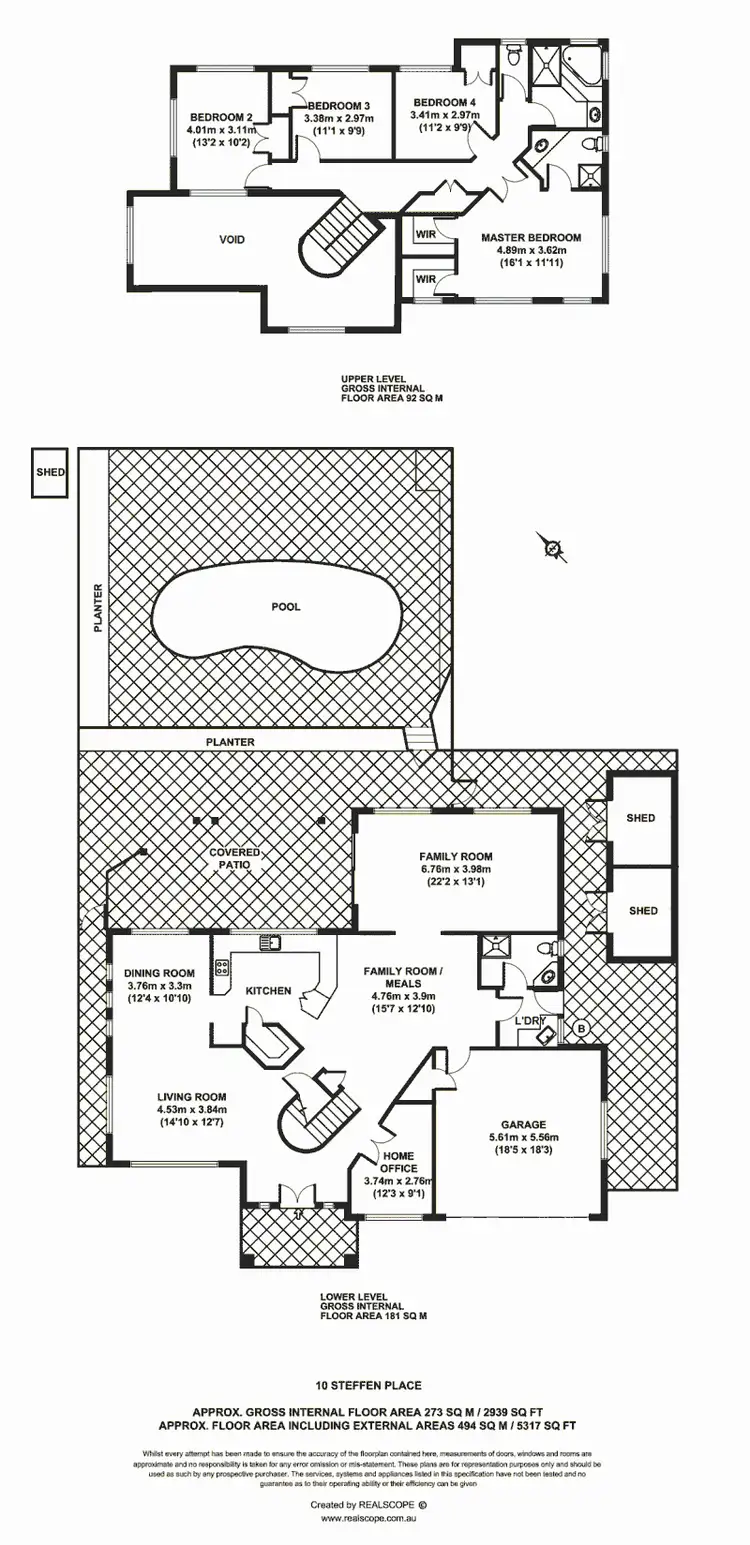 Floorplan of Homely house listing, 10 Steffen Place, Aspley QLD 4034