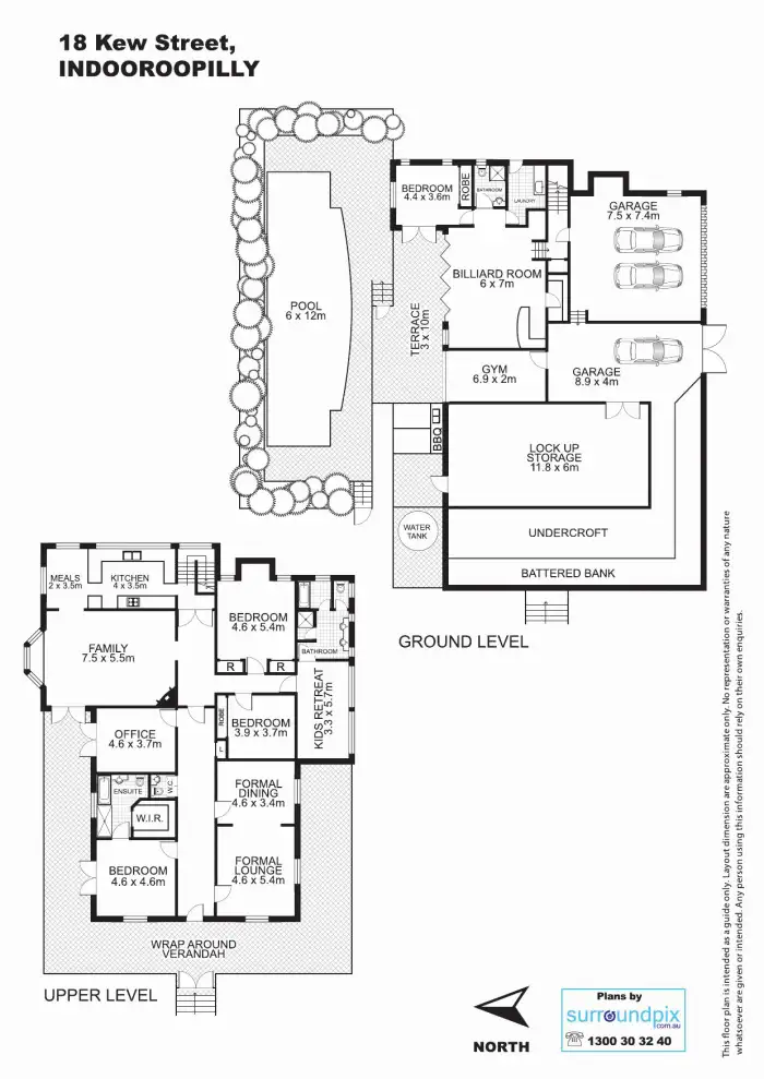 Floorplan of Homely house listing, 18 Kew Street, Indooroopilly QLD 4068