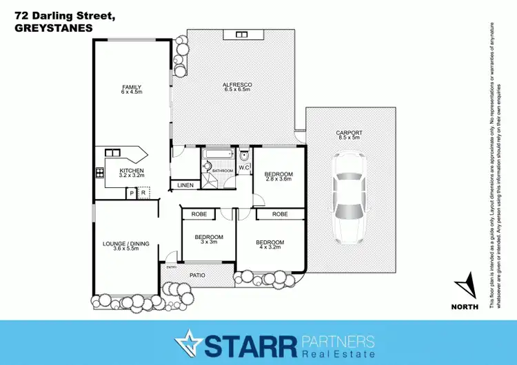 Floorplan of Homely house listing, 72 Darling Street, Greystanes NSW 2145