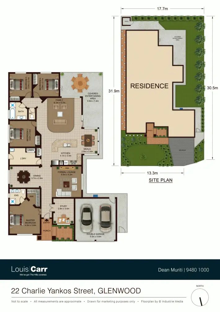 Floorplan of Homely house listing, 22 Charlie Yankos Street, Glenwood NSW 2768