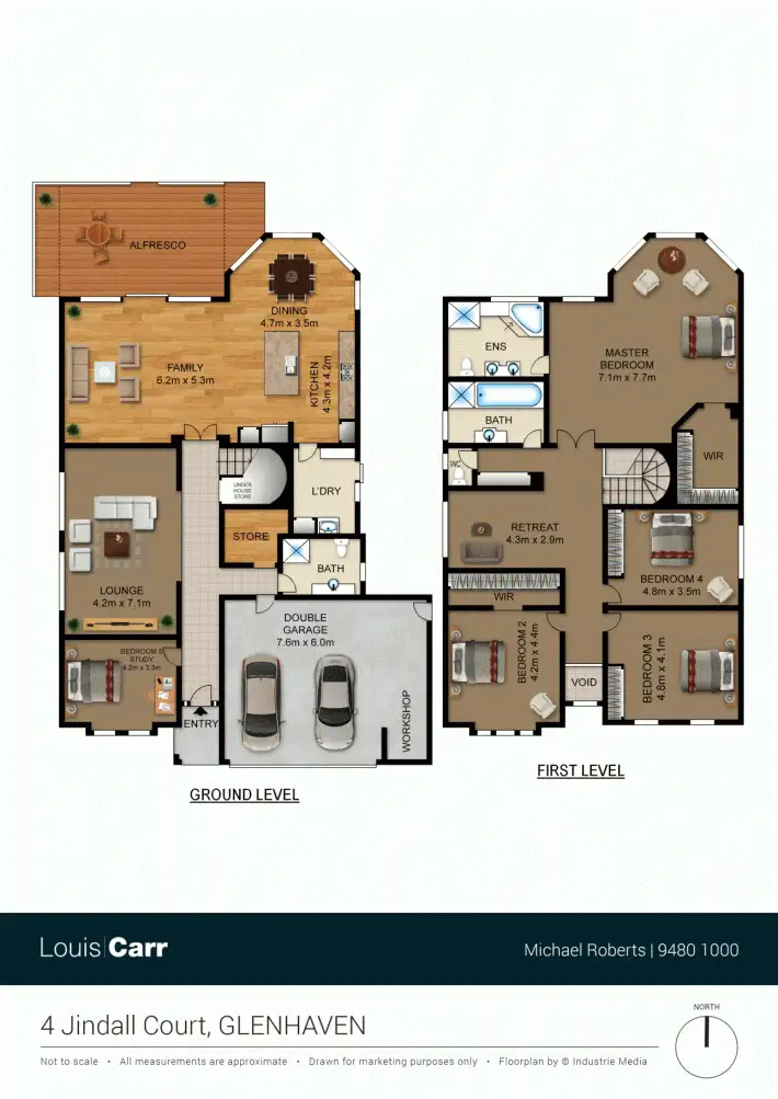 Floorplan of Homely house listing, 4 Jindall Court, Glenhaven NSW 2156