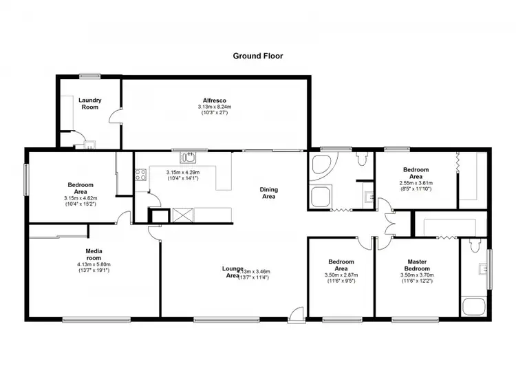 Floorplan of Homely house listing, 15 Fortrose Street, Kenmore QLD 4069
