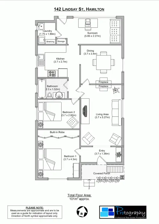 Floorplan of Homely house listing, 142 Lindsay Street, Hamilton NSW 2303