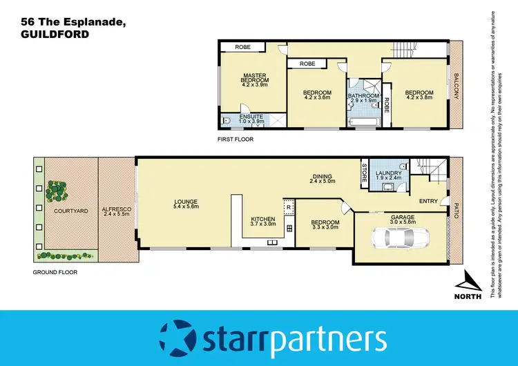 Floorplan of Homely house listing, 56 The Esplanade, Guildford NSW 2161