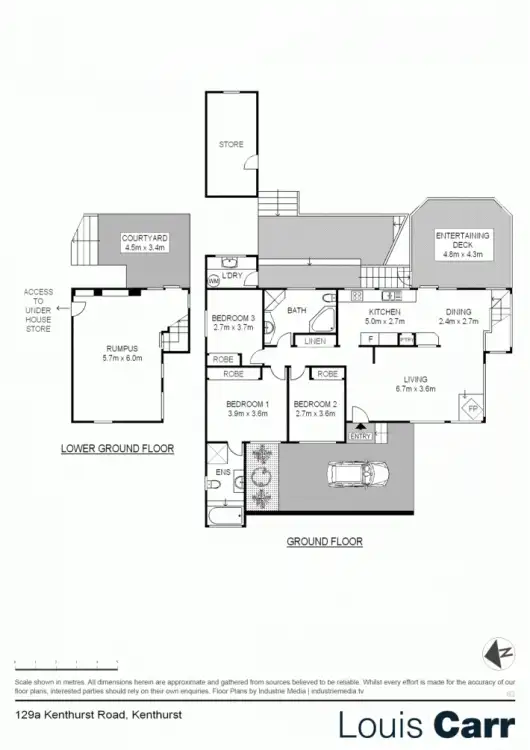 Floorplan of Homely house listing, 129a Kenthurst Road, Kenthurst NSW 2156