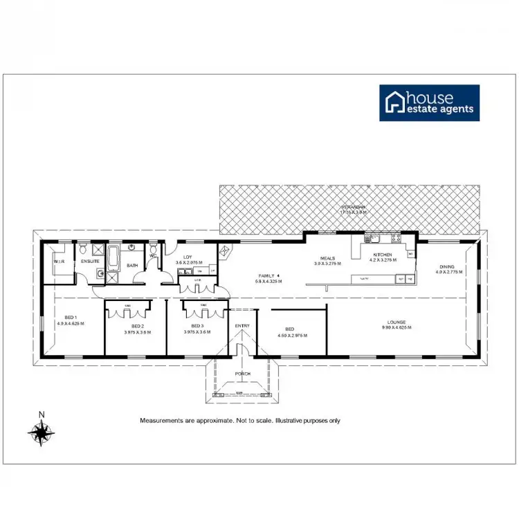 Floorplan of Homely house listing, 17 Palmer Drive, Highfields QLD 4352
