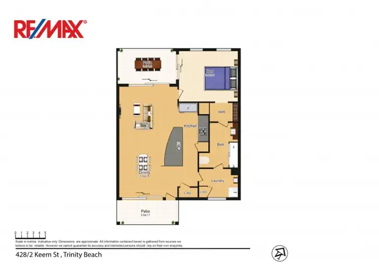 Floorplan of Homely unit listing, 428/2 Keem Street, Trinity Beach QLD 4879