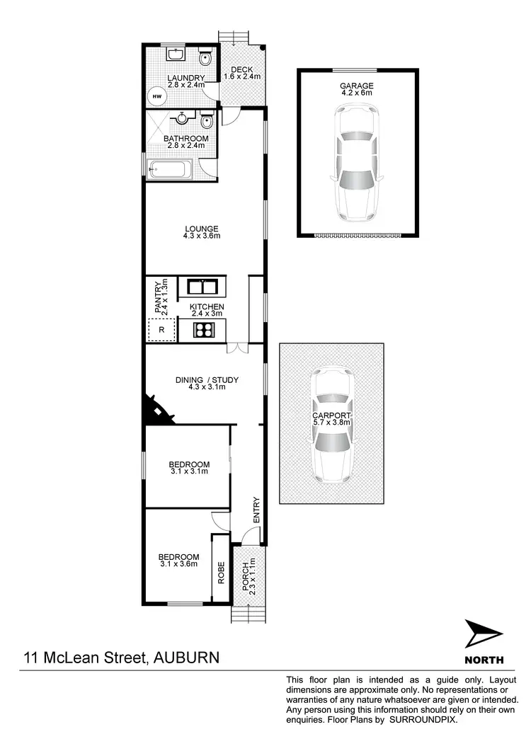 Floorplan of Homely house listing, 11 Mclean Street, Auburn NSW 2144