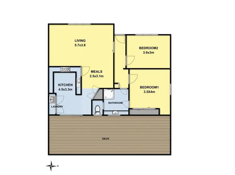 Floorplan of Homely house listing, 44 Barry Street, Birregurra VIC 3242