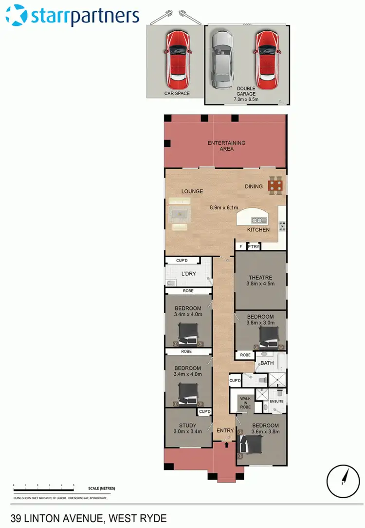Floorplan of Homely house listing, 39 Linton Ave, West Ryde NSW 2114