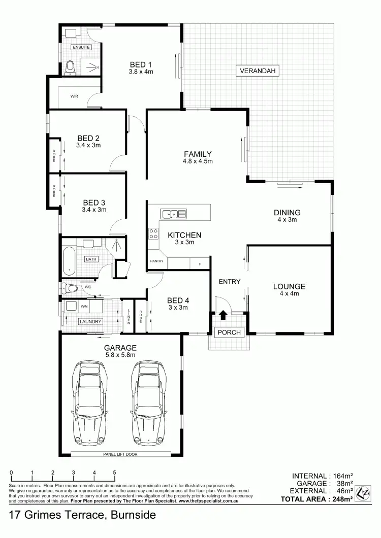 Floorplan of Homely house listing, 17 Grimes Terrace, Burnside QLD 4560