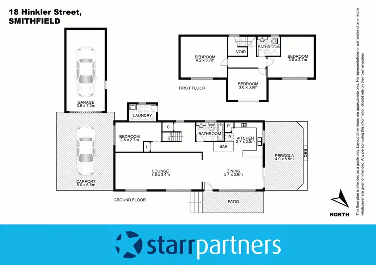 Floorplan of Homely house listing, 18 Hinkler Street, Smithfield NSW 2164