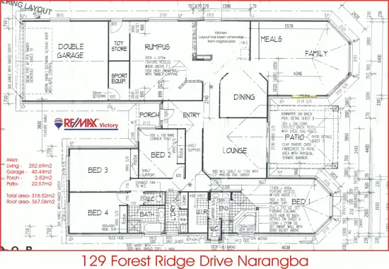 Floorplan of Homely house listing, 129 Forest Ridge Drive, Narangba QLD 4504