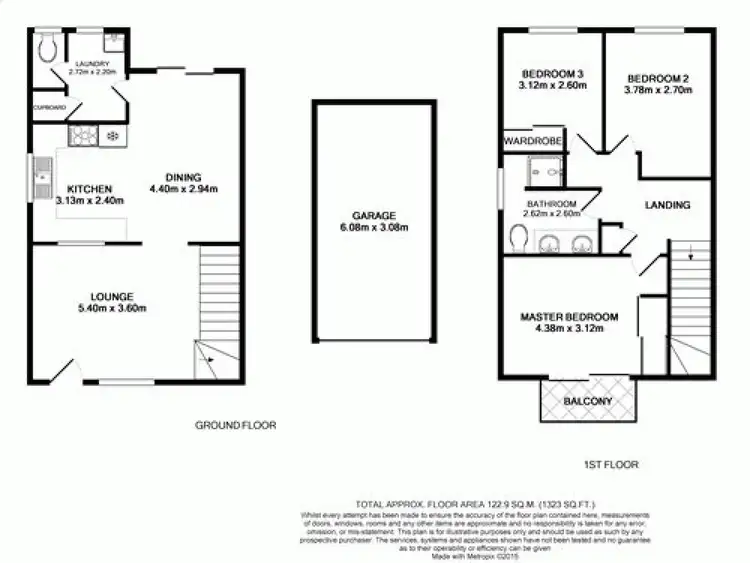 Floorplan of Homely townhouse listing, 4/109 Cambridge Street, Carina Heights QLD 4152