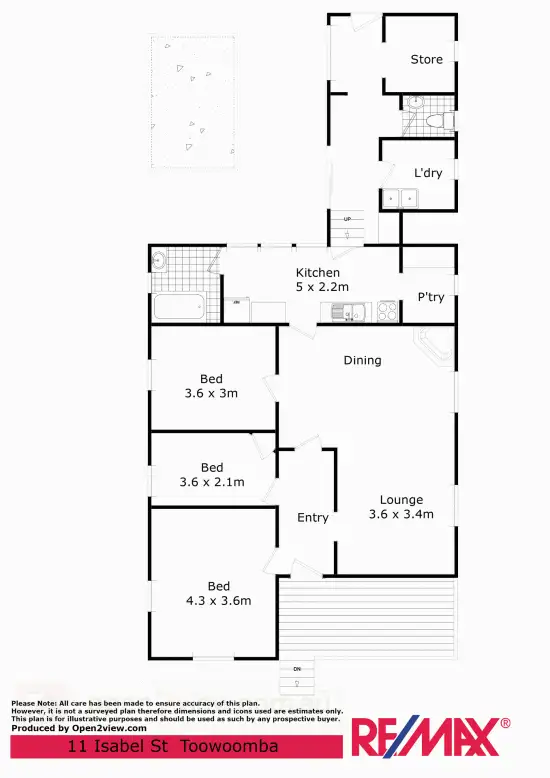 Floorplan of Homely house listing, 11 Isabel Street, Toowoomba City QLD 4350