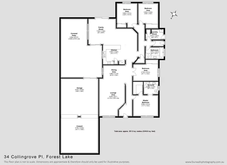 Floorplan of Homely house listing, 34 Collingrove Place, Forest Lake QLD 4078
