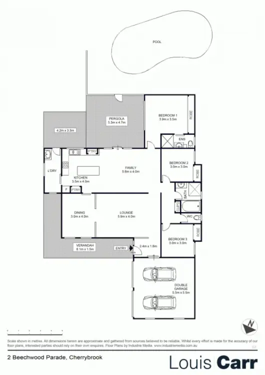 Floorplan of Homely house listing, 2 Beechwood Parade, Cherrybrook NSW 2126