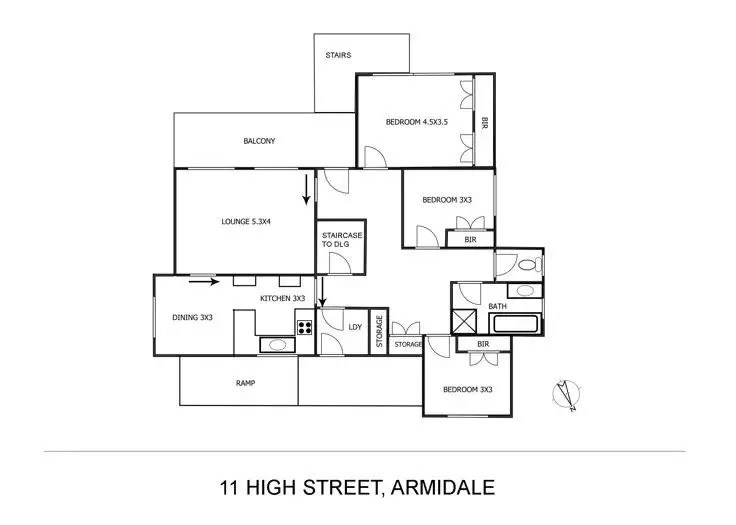Floorplan of Homely house listing, 11 High Street, Armidale NSW 2350