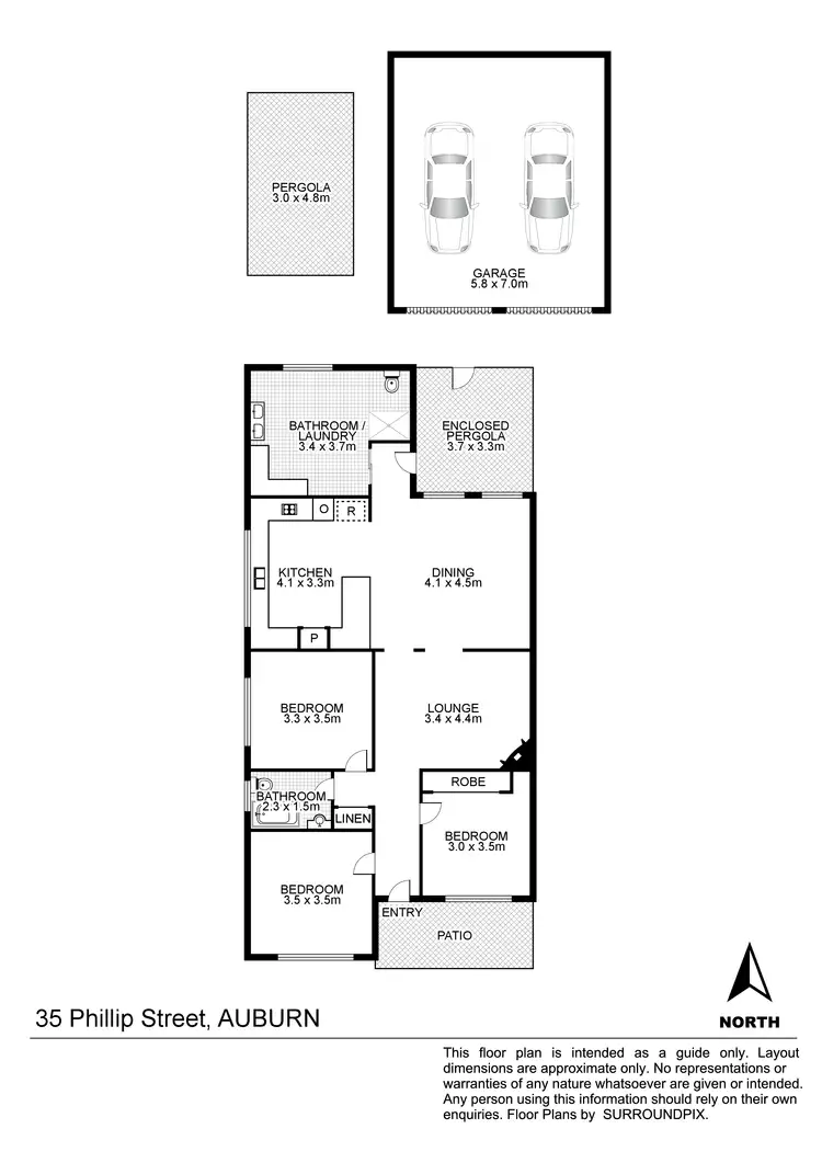 Floorplan of Homely house listing, 35 Phillips St, Auburn NSW 2144