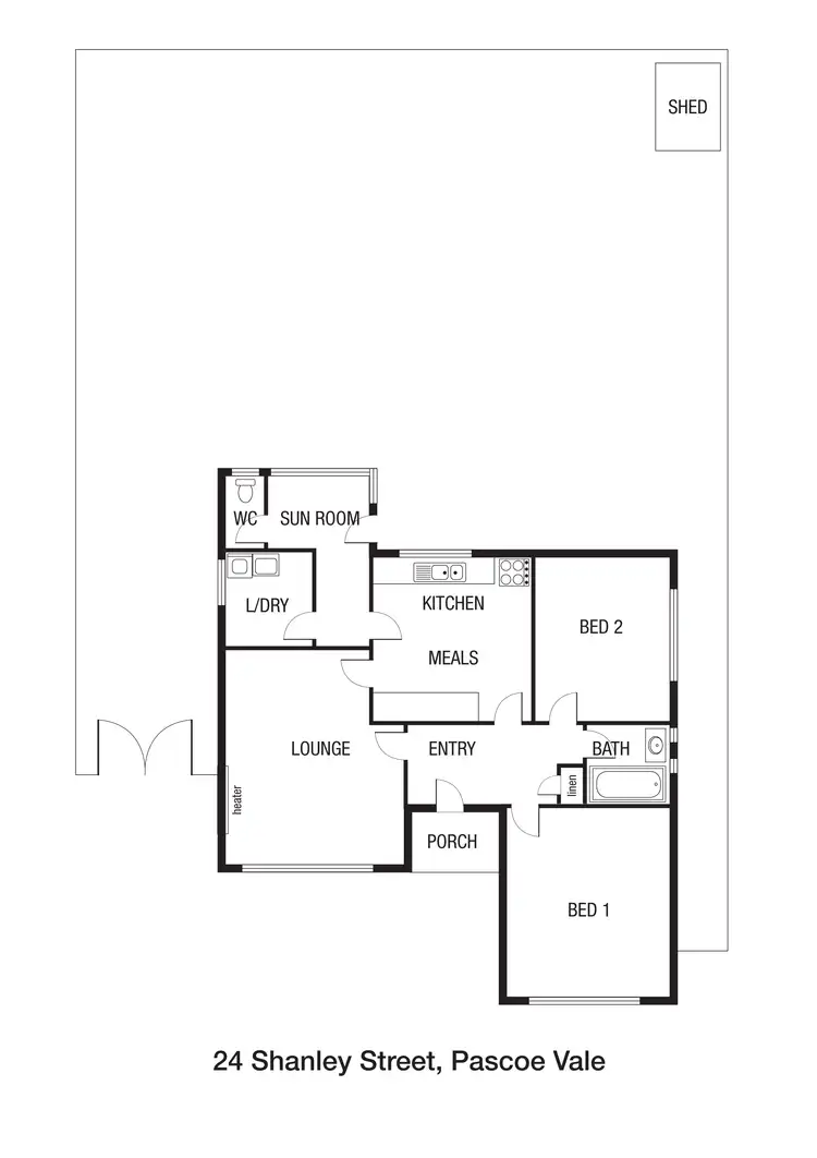 Floorplan of Homely house listing, 24 Shanley St, Pascoe Vale VIC 3044