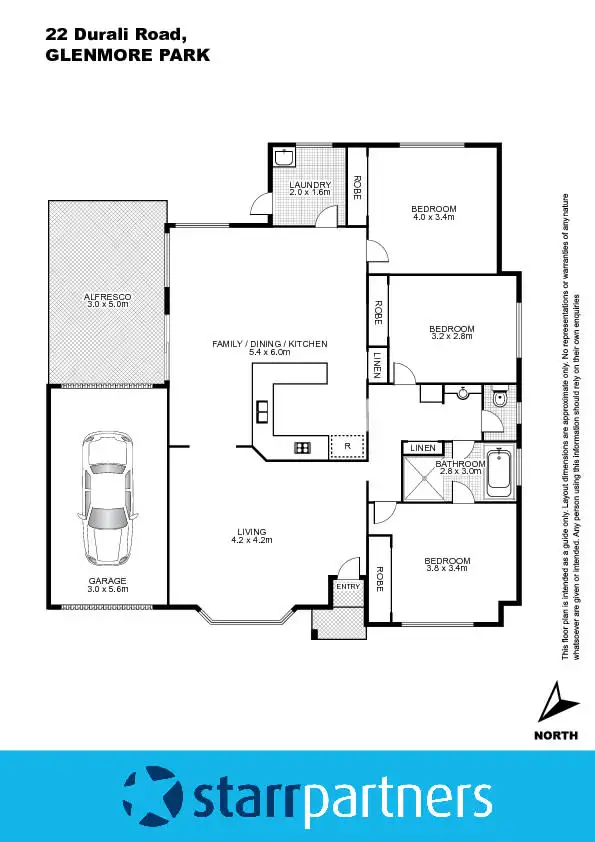 Floorplan of Homely house listing, 22 Durali Road, Glenmore Park NSW 2745