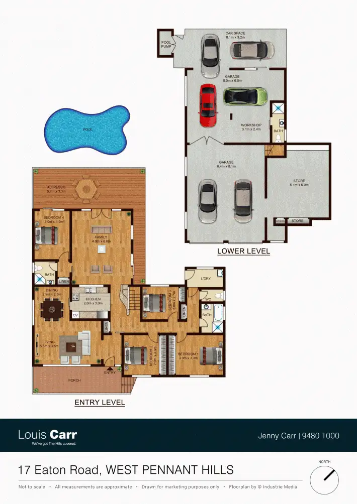Floorplan of Homely house listing, 17 Eaton Road, West Pennant Hills NSW 2125