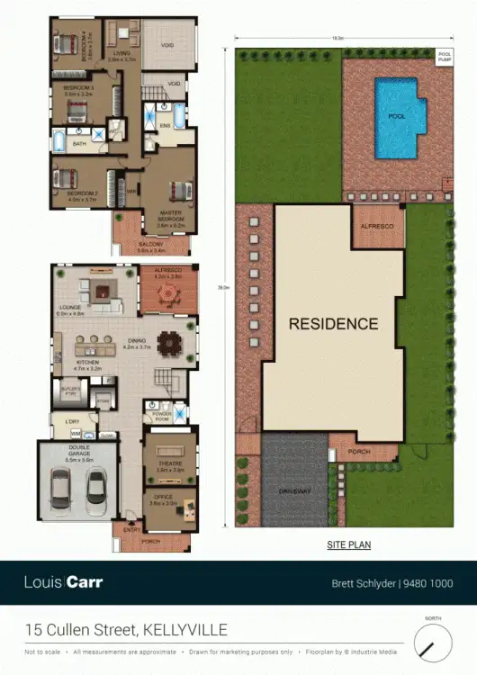Floorplan of Homely house listing, 15 Cullen Street, Kellyville NSW 2155