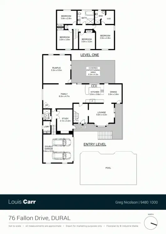 Floorplan of Homely house listing, 76 Fallon Drive, Dural NSW 2158
