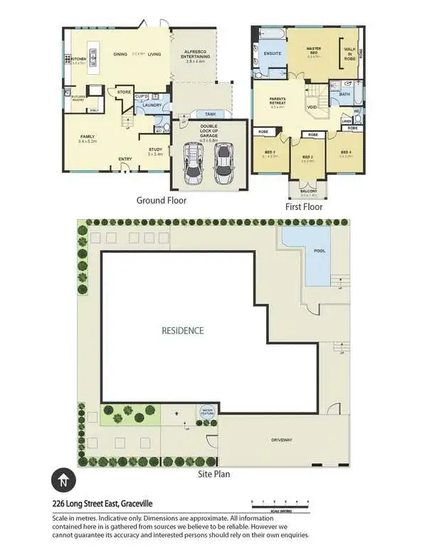 Floorplan of Homely house listing, 226 Long Street, Graceville QLD 4075