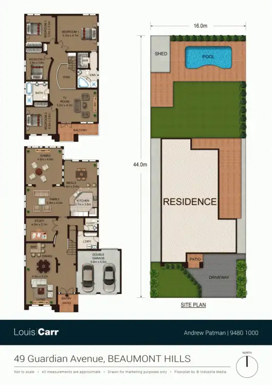 Floorplan of Homely house listing, 49 Guardian Ave, Beaumont Hills NSW 2155