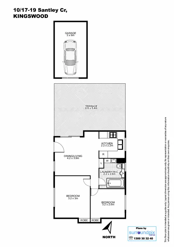 Floorplan of Homely unit listing, 10/17-19 Santley Crescent, Kingswood NSW 2747