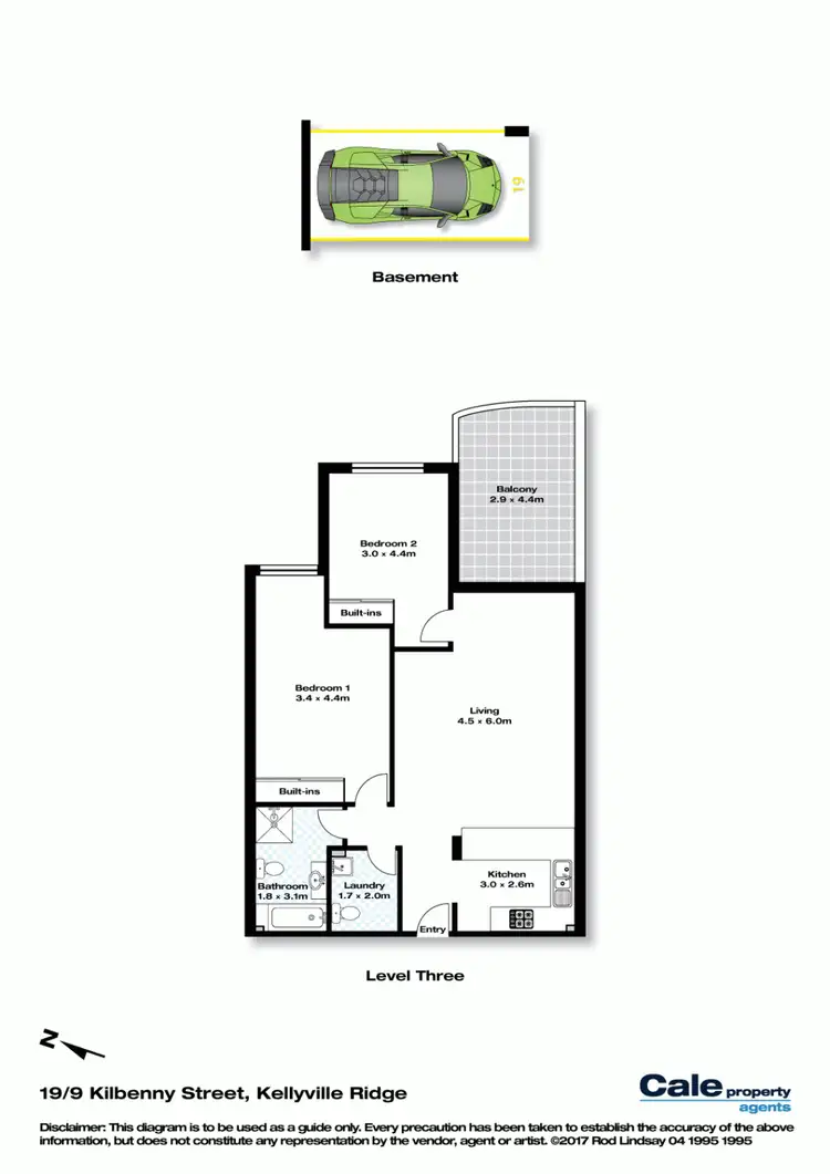 Floorplan of Homely apartment listing, 19/9 Kilbenny Street, Kellyville Ridge NSW 2155
