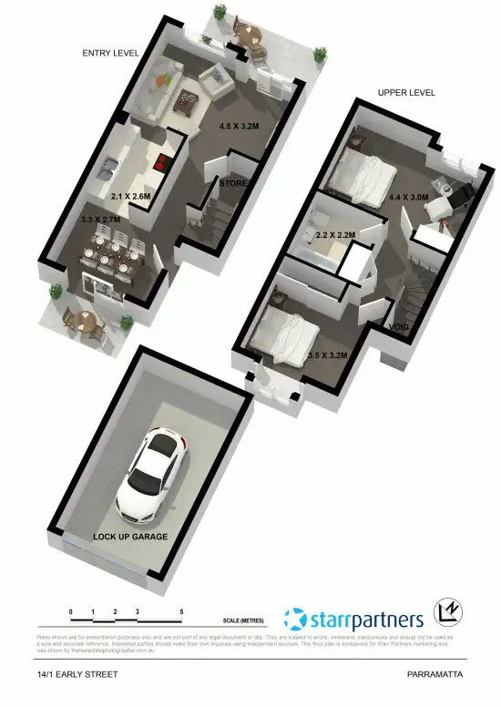 Floorplan of Homely unit listing, 14/1 Early Street, Parramatta NSW 2150