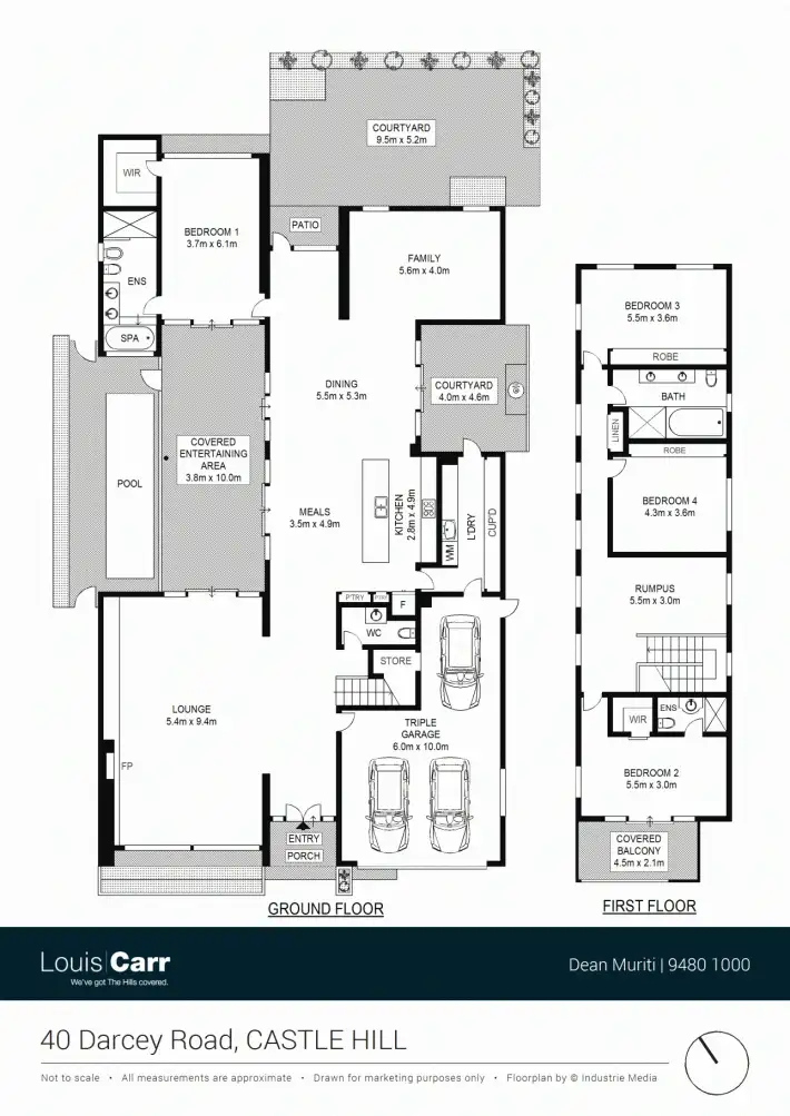 Floorplan of Homely house listing, 40 Darcey Rd, Castle Hill NSW 2154