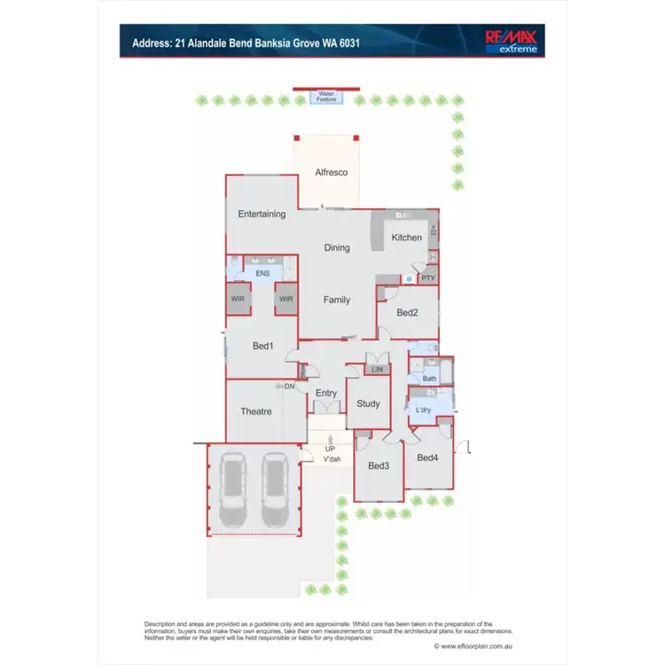 Floorplan of Homely house listing, 21 Alandale Bend, Banksia Grove WA 6031